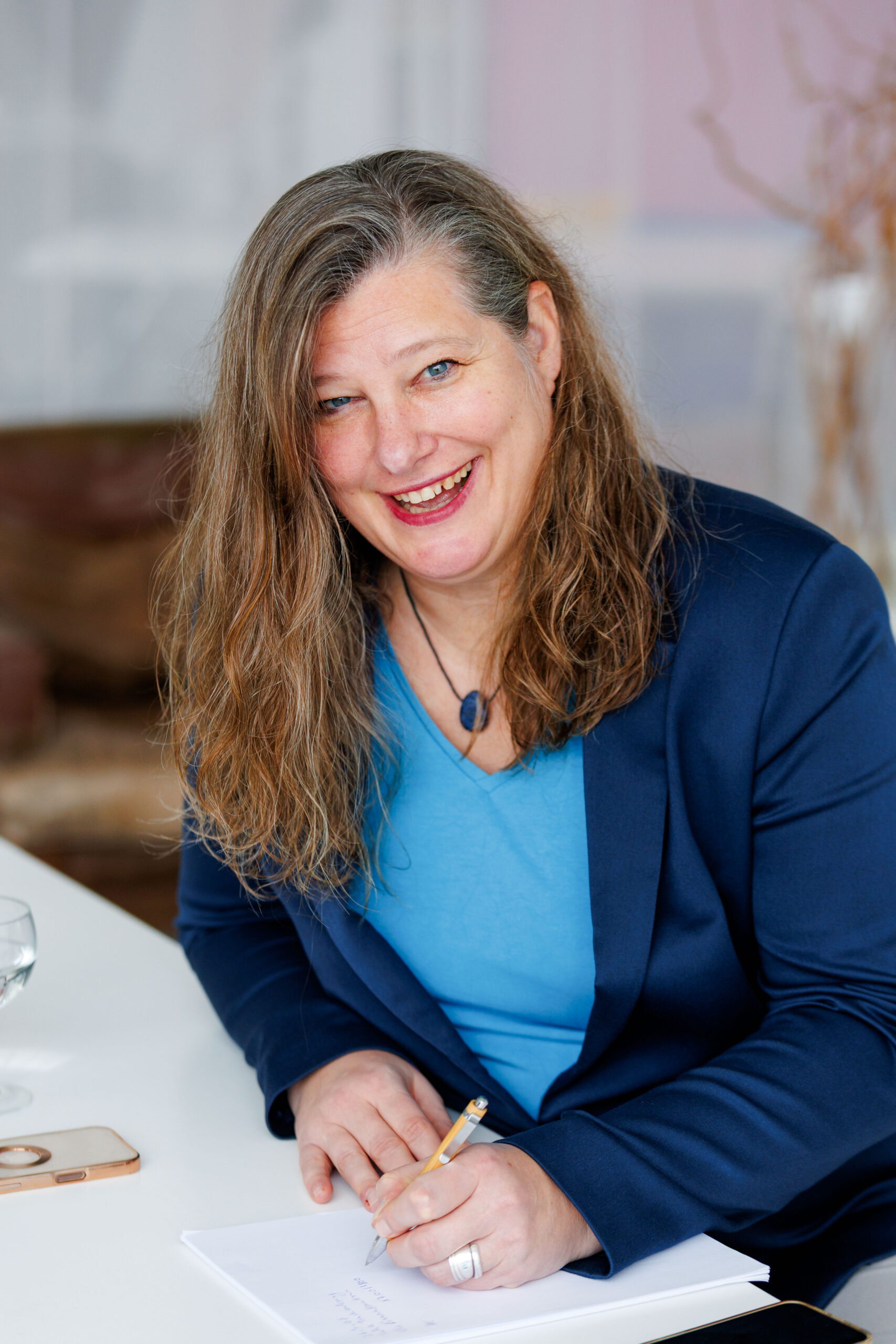 Maike Kirchhoff im Wind